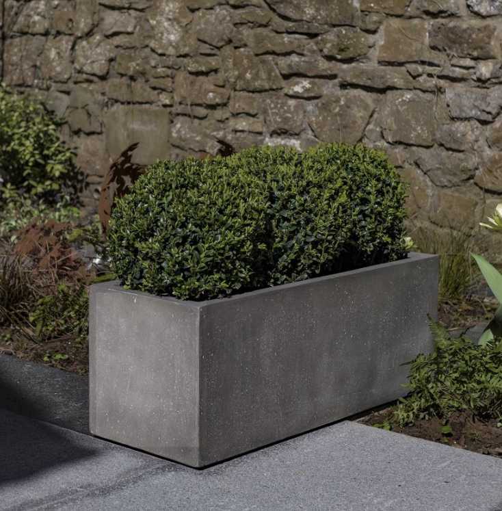 Fibreglass Trough planter 800 Contemporary Planters
