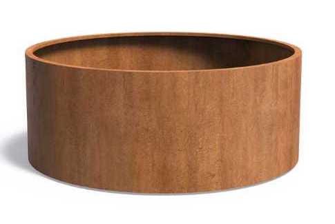 Adezz Circum Circular Corten Planter Contemporary Planters