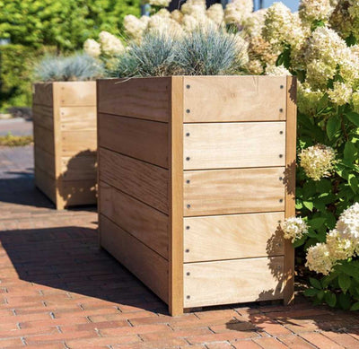 Adezz Hardwood Planter Carrez Contemporary Planters