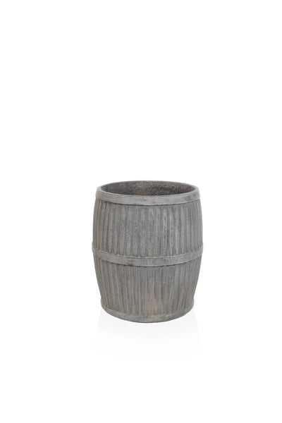 Barrel Planter Contemporary Planters