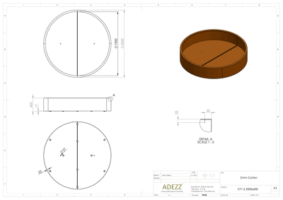 Adezz Circum Circular Corten Planter Adezz Circum Circular Corten Planter