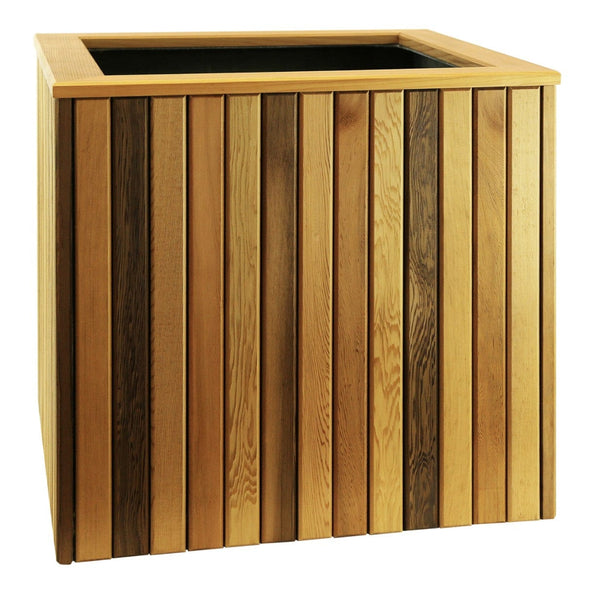 Cedar Wood Trough Planter Contemporary Planters