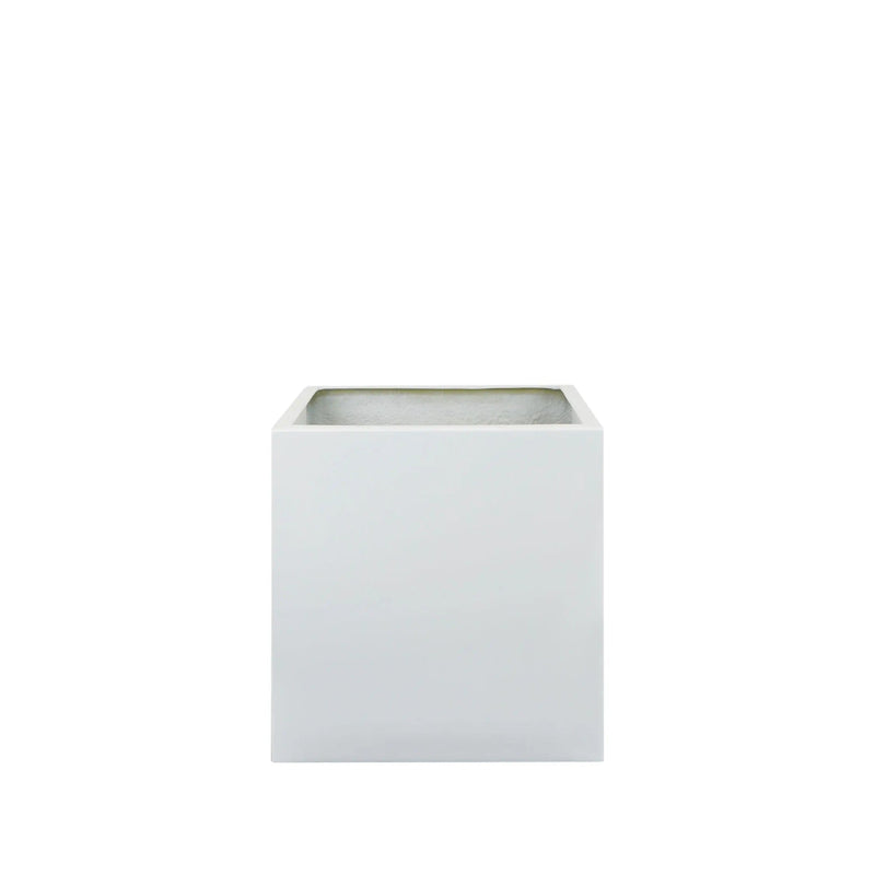 Cube Fibreglass Planter Contemporary Planters