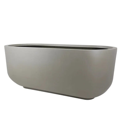 Fibreglass Curved Trough Contemporary Planters