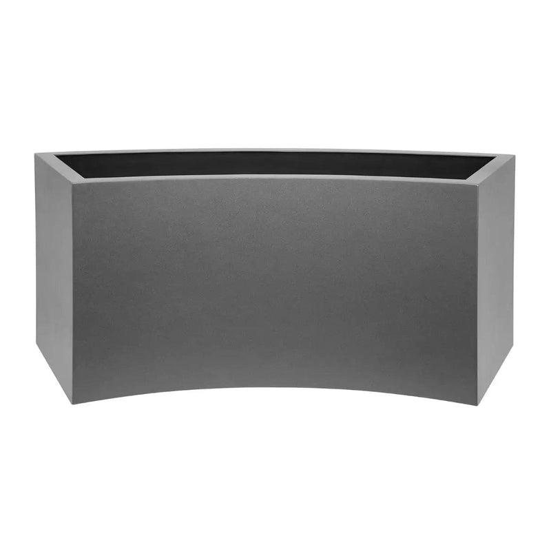 Fibreglass Curved Trough Planter Contemporary Planters